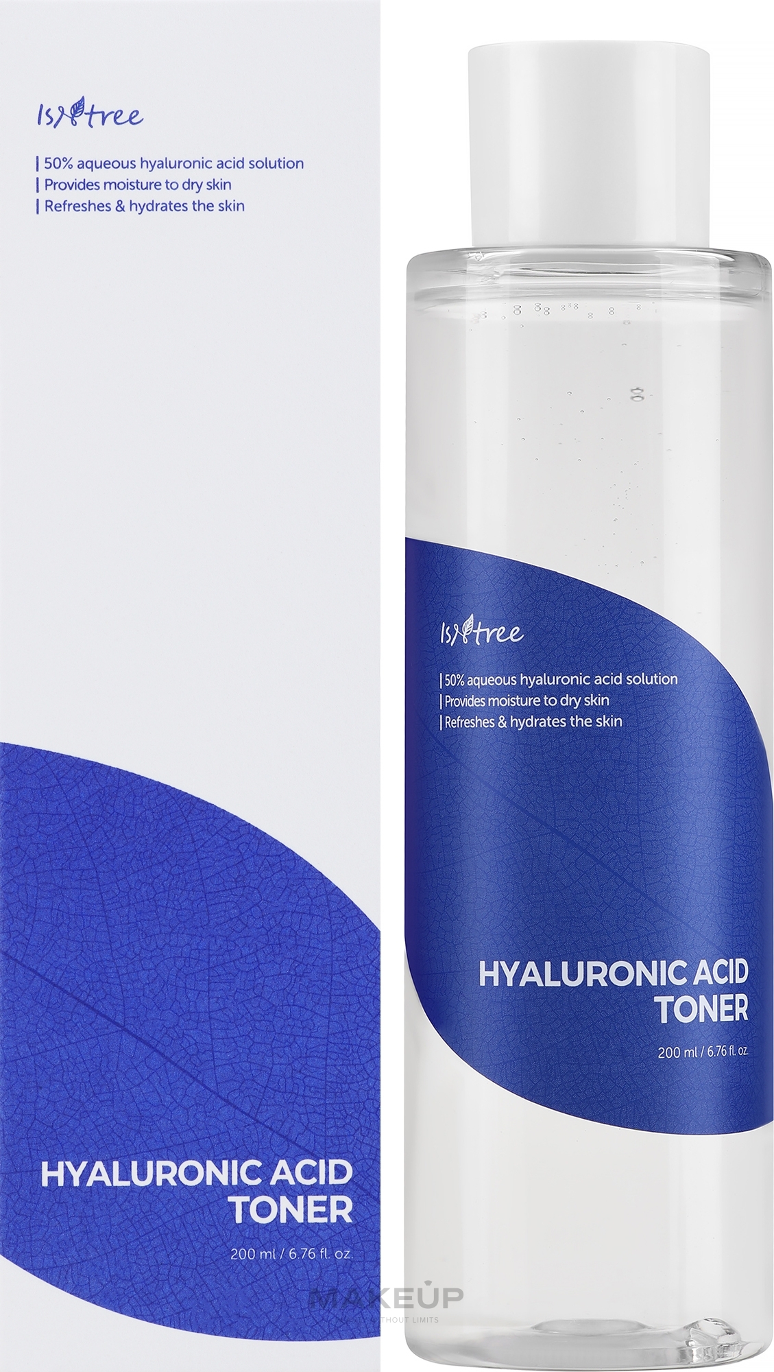 Feuchtigkeitsspendender Gesichtstoner mit Hyaluronsäure - IsNtree Hyaluronic Acid Toner — Bild 200 ml