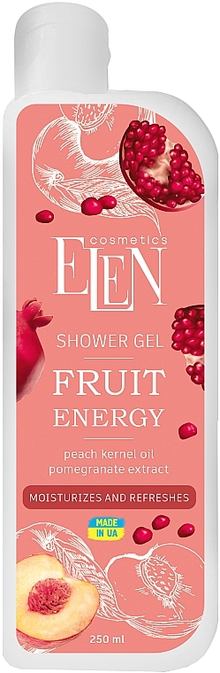 Duschgel - Elen Cosmetics Shower Gel Fruit Energy — Bild N1