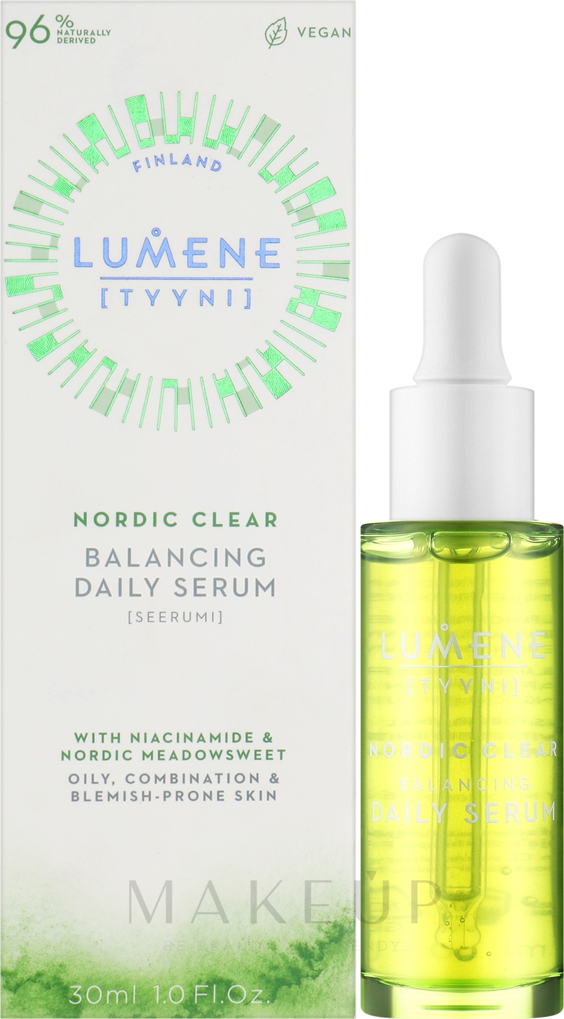 Ausgleichendes tägliches Gesichtsserum - Lumene Nordic Clear Balancing Daily Serum — Bild 30 ml