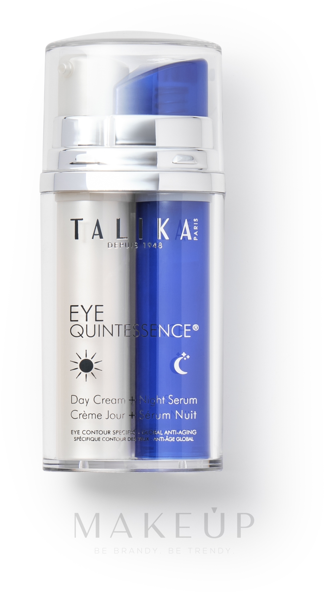 Pflegeset für die Augenpartie - Talika Eye Quintessence Anti-Ageing Day And Night Treatment — Bild 2 x 10 ml