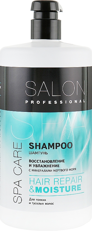 Feuchtigkeitsspendendes Shampoo für feines Haar mit Seetang - Salon Professional Spa Care Moisture Shampoo — Foto N3