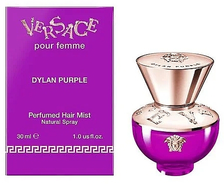 Versace Dylan Purple Hair Mist Natural Spray - Parfümiertes Haarspray — Bild N1