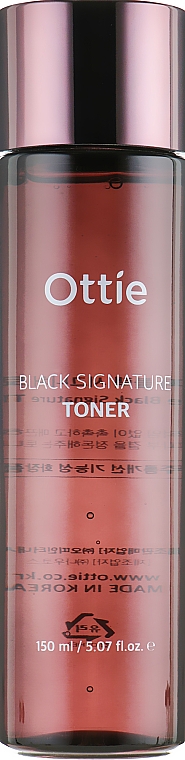 Gesichtstoner mit schwarzem Schneckenschleim - Ottie Black Signature Toner — Bild N2