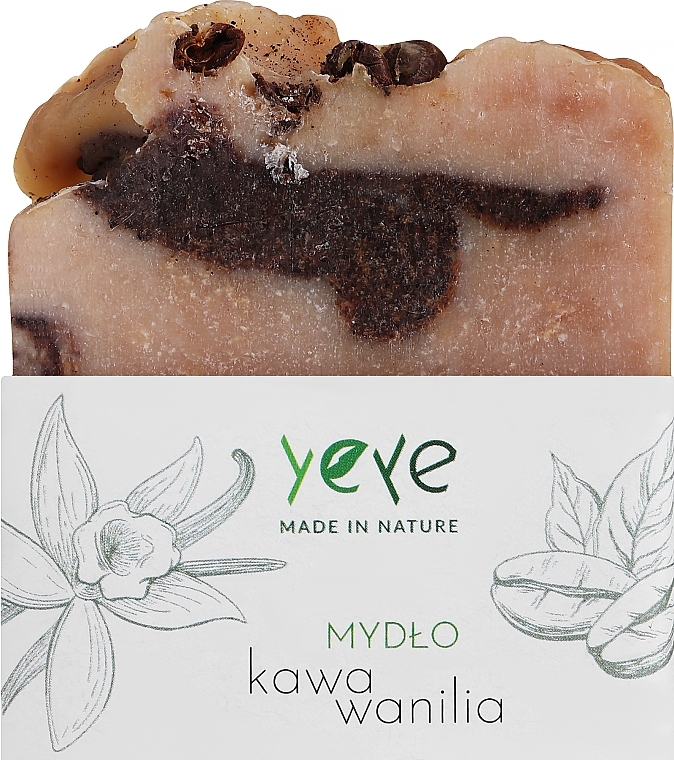 100% Naturseife "Kaffee und Vanille" - Yeye Natural Coffee and Vanilla Soap — Bild N2