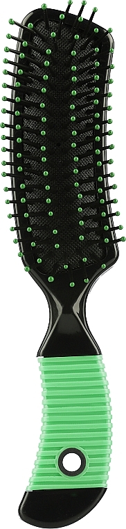 Haarbürste 21 cm schwarz-hellgrün - Ampli — Bild N1