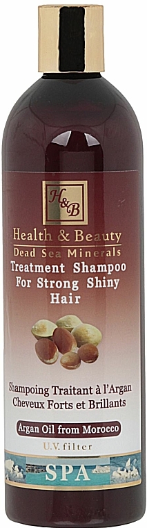 Regenerirendes Haarshampoo mit marokkanischem Arganöl - Health And Beauty Argan Treatment Shampoo for Strong Shiny Hair — Bild N1