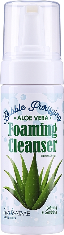 Reinigungsschaum für das Gesicht mit Aloe-Vera-Extrakt - Look At Me Bubble Purifying Foaming Facial Cleanser Aloe Vera — Bild N1