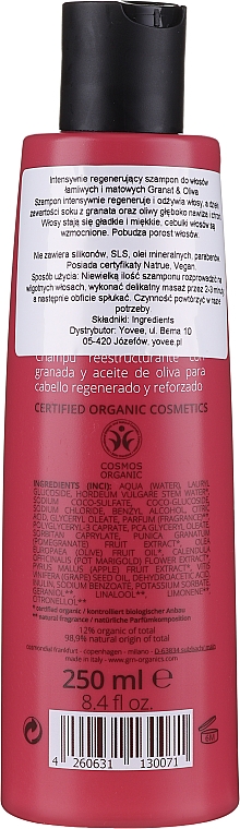 Regenerierendes Shampoo mit Granatapfel und Olive - GRN Rich Elements Pomegranate & Olive Repair Shampoo — Bild N2