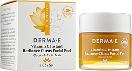 Aufhellendes Gesichtspeeling - Derma E Vitamin C Instant Radiance Citrus Facial Peel — Bild N2