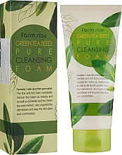 Reinigungsschaum mit Grüntee-Extrakt - FarmStay Green Tea Seed Pure Cleansing Foam — Bild N1
