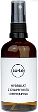 Düfte, Parfümerie und Kosmetik Grapefruit- und Rosmarinhydrolat für das Gesicht - La-Le Hydrolat