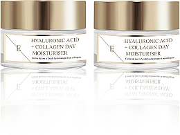 Düfte, Parfümerie und Kosmetik Gesichtspflegeset - Eclat Skin London Hyaluronic Acid & Collagen Day Moisturiser ( Tagescreme 2x50ml)
