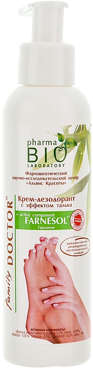 Deo-Fußcreme mit Teebaumöl - Pharma Bio Laboratory