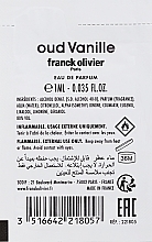 GESCHENK! Franck Olivier Oud Vanille - Eau de Parfum — Bild N2