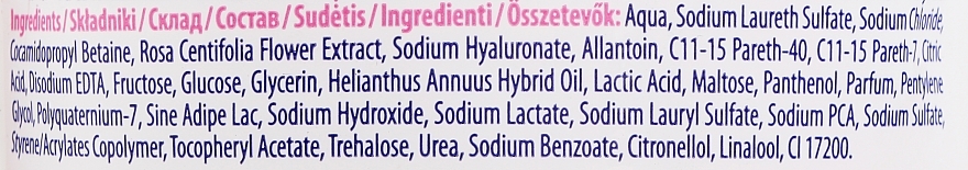 Creme-Flüssigseife mit Rosen- und Milchproteine - Luksja Creamy & Soft Softening Rose & Milk Proteins Caring Hand Wash 68 % Less Plastic (Refill)  — Bild N2