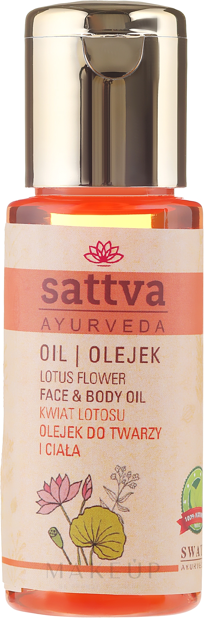 Gesichts- und Körperöl mit Lotosblume - Sattva Lotus Facial Oil — Bild 50 ml