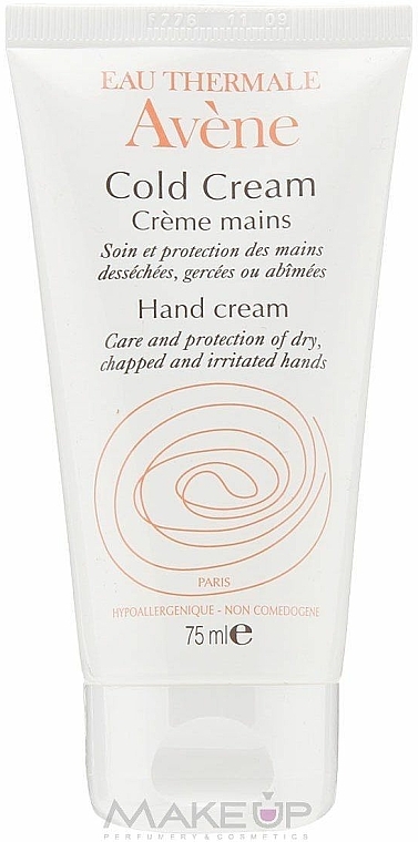Schützende Handcreme für trockene und angegriffene Haut mit Cold Cream - Avene Peaux Seches Cold Cream Hand Cream