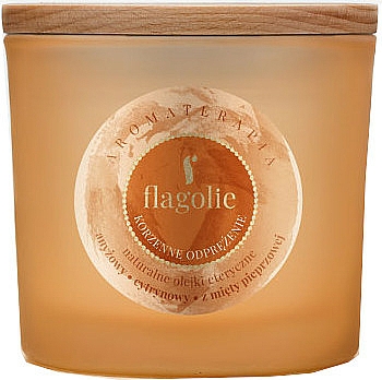 Duftkerze im Glas Erfrischender Zimt - Flagolie Fragranced Candle Cinnamon Refreshing — Bild N1