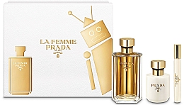 Düfte, Parfümerie und Kosmetik Prada La Femme Prada - Duftset (Eau de Parfum 100ml + Körperlotion 100ml + Mini 10ml)