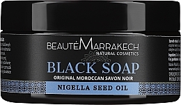 100% Natürliche marokkanische schwarze Seife - Beaute Marrakech Savon Noir Moroccan Black Soap Nigella — Bild N2