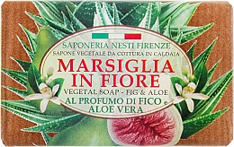 Natürliche Seife mit Feigen und Aloe Vera - Nesti Dante Marsiglia In Fiore Fig & Aloe — Bild N1