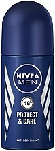 Deo Roll-on Antitranspirant - NIVEA Men Protect and Care Deodorant Roll-On — Bild N1