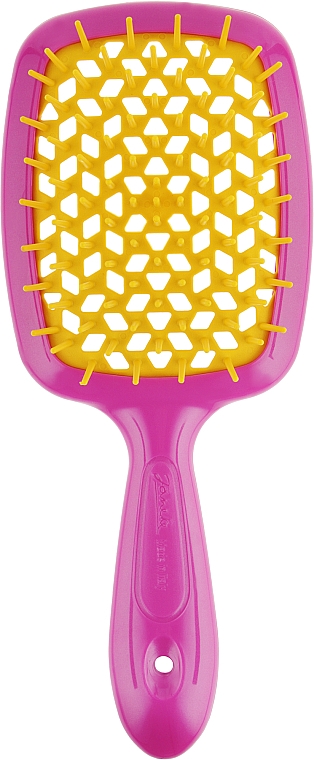 Haarbürste rosa-gelb - Janeke Superbrush — Bild N1