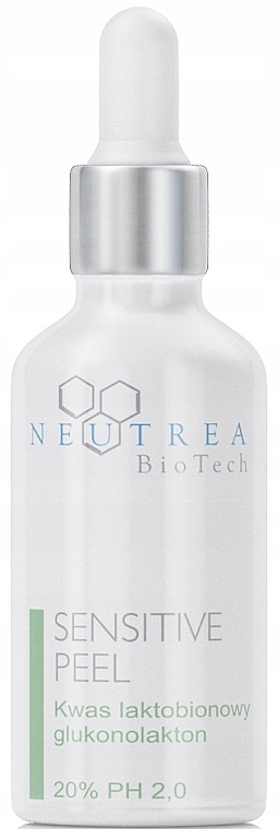 Gesichtspeeling - Neutrea BioTech Sensitive Peel 20% PH 2.0 — Bild N1