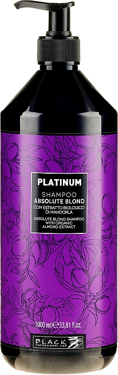 Shampoo für blonde Haare mit Mandelextrakt - Black Professional Line Platinum Absolute Blond Shampoo — Foto N3