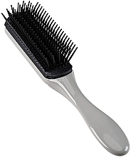 Haarbürste D3 grau mit schwarz - Denman Original Styler 7 Row Russian Gray — Bild N1