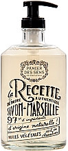 Düfte, Parfümerie und Kosmetik Marseiller Flüssigseife mit Lavendel Glasflasche - Panier des Sens Liquid Marseille Soap