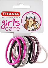 Haargummis bunt 4 cm 10 St. - Titania Girls Care — Bild N1