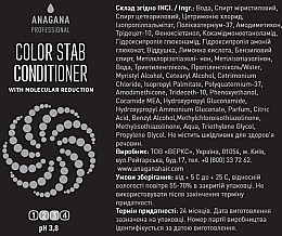 Conditioner für coloriertes Haar - Anagana Color Stab Molecular Reduction Conditioner — Bild N3