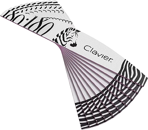 Nagelfeile 180/180 Zebra 10 St. - Clavier — Bild N1