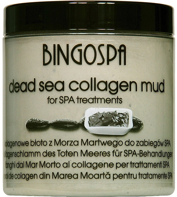 Körperpeeling mit Kollagenschlamm aus dem Toten Meer - BingoSpa Collagen Mud From The Dead Sea — Bild N1