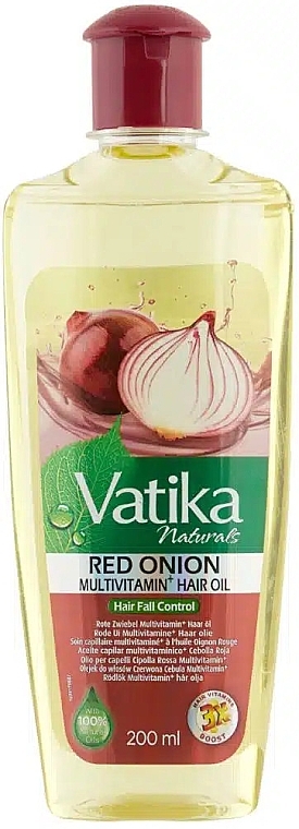 Rotes Zwiebelöl für das Haar - Dabur Vatika Red Onion Hair Oil  — Bild N1