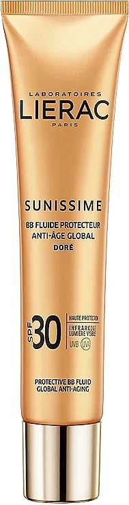 Sonnenschützendes Anti-Aging BB Gesichtsfluid SPF 30 - Lierac Sunissime BB Fluide Protecteur — Bild N1