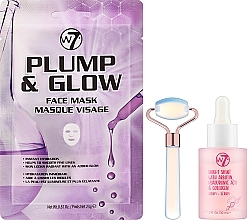 Gesichtspflegeset - W7 Face Care Set Glowout! (Serum 30ml + Maske 23g + Massageroller) — Bild N2