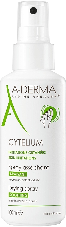 Feuchtigkeitsabsorbierende und beruhigende Gesichtspflege bei nässenden Hautirritationen - A-Derma Cytelium Spray — Bild N1