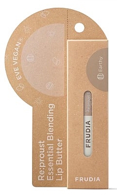 Weichmachendes Lippenöl mit Kamillen- und Sandelholzölen - Frudia Re:proust Essential Blending Lip Butter Earthy — Bild N2