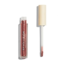 Flüssiger Lippenstift - Makeup Revolution Nudes Collection Metallic Liquid Lipstick — Bild N2