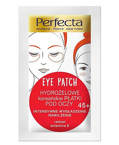 Intensiv glättende Hydrogel-Augenpatches mit Retinol und Vitamin E - DAX Perfecta Eye Patch 45+ — Bild N3
