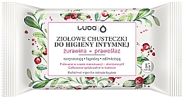 Düfte, Parfümerie und Kosmetik Erfrischende Feuchttücher für die Intimhygiene mit Cranberry-Extrakt - Luba Wipes
