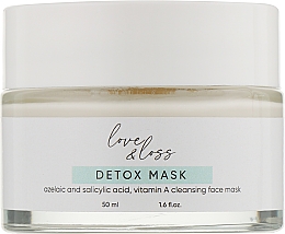 Düfte, Parfümerie und Kosmetik Reinigende Detox-Gesichtsmaske - Love&Loss Detox Mask