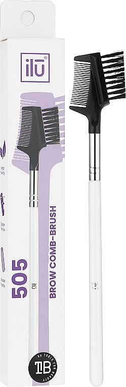 Augenbrauenkamm und -bürste - Ilu 505 Brow Comb-Brush — Bild N2