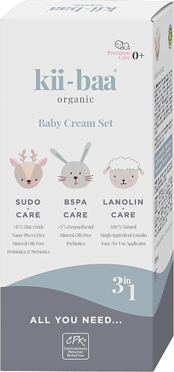 Set - Kii-baa All You Need Baby Cream Set (Creme 50g + Creme 50ml + Creme 30g)  — Bild N2