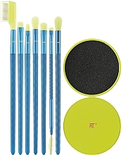 Düfte, Parfümerie und Kosmetik Make-up Pinselset - Real Techniques Prism Glo Eye Brush Set Shimmer Eye Kit