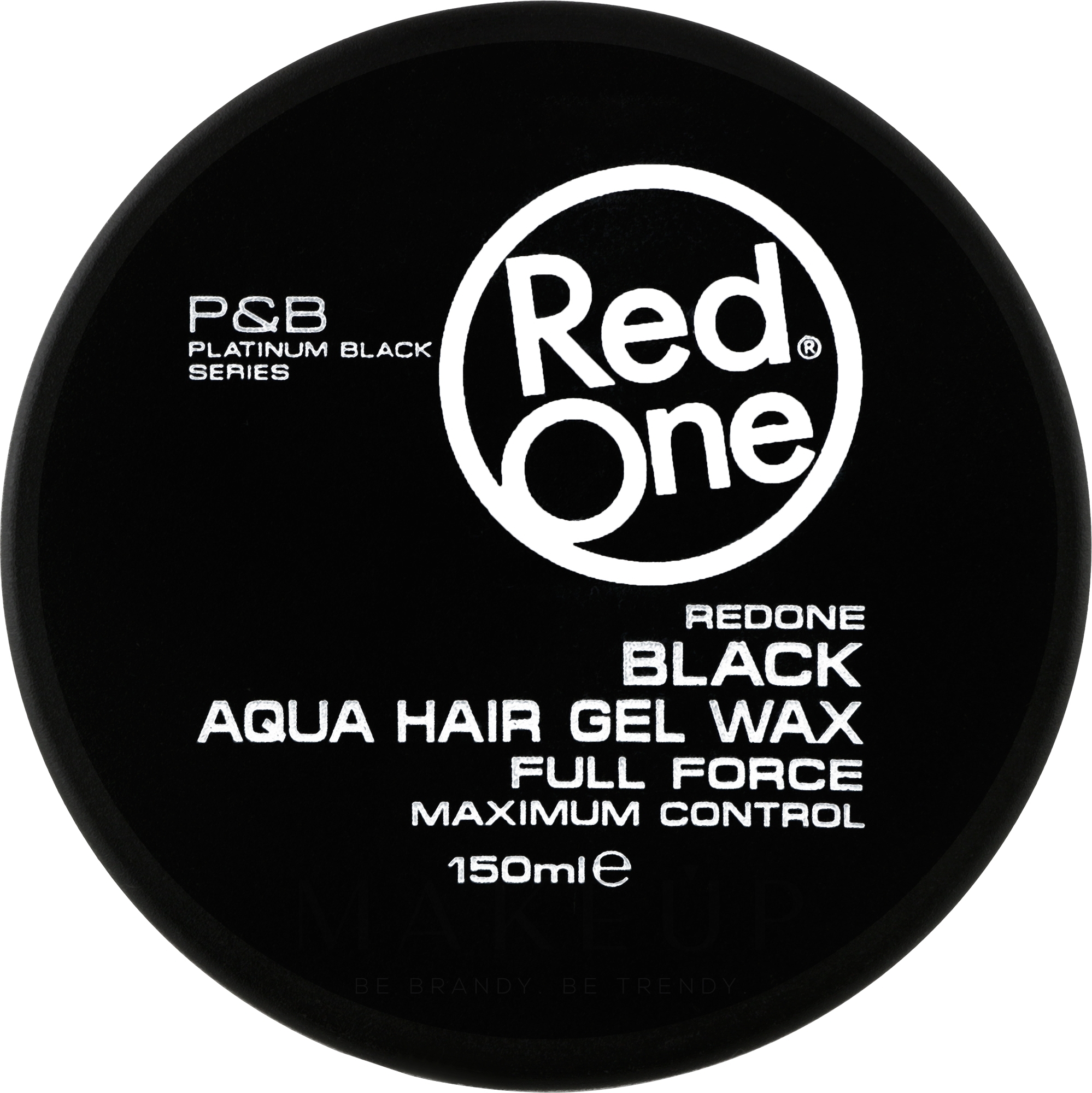 Haarwachs auf Wasserbasis - Red One Aqua Hair Gel Wax Full Force Black — Bild 150 ml