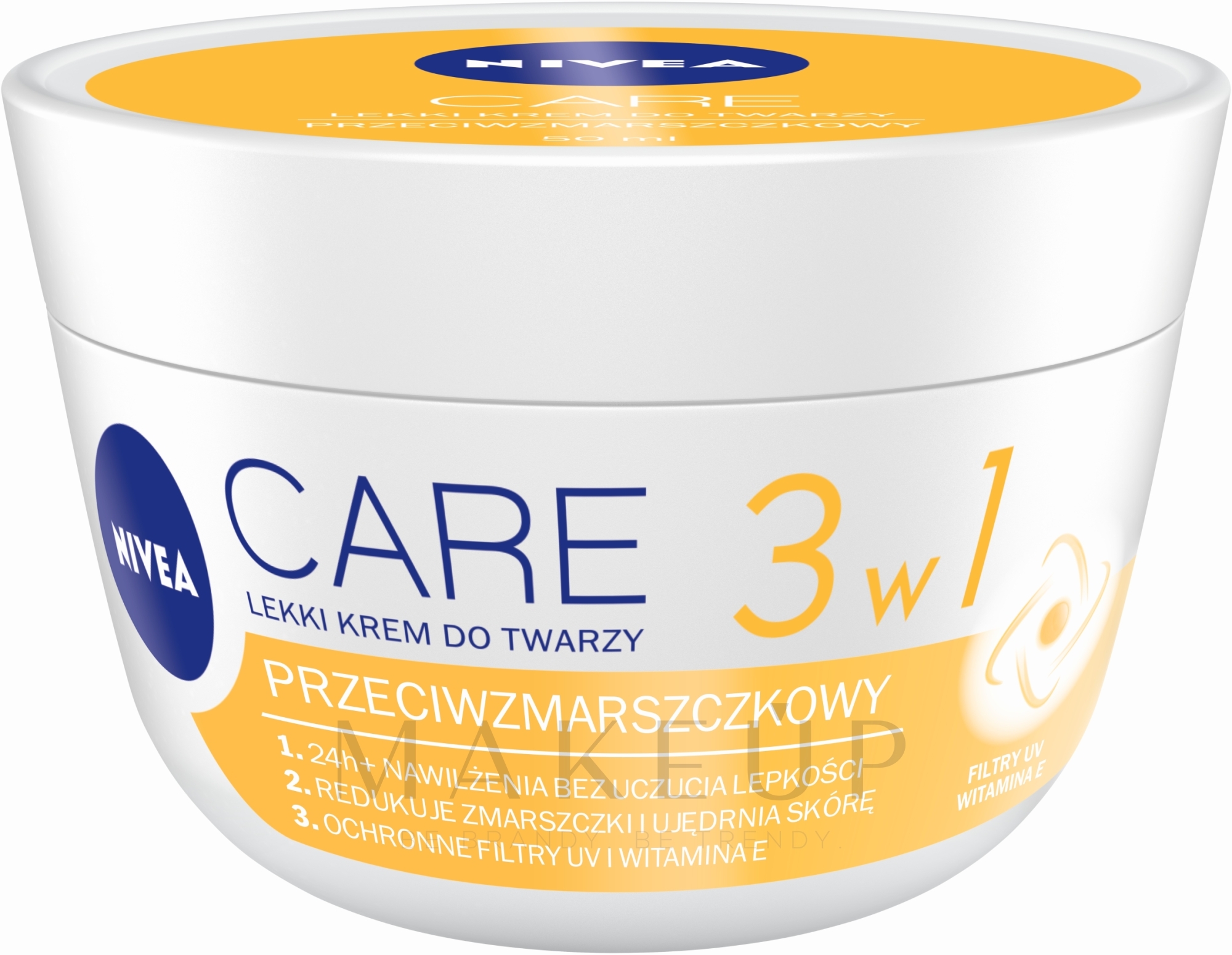 Leichte Anti-Aging Gesichtscreme mit Vitamin E - NIVEA Care Light Anti-Wrinkle Cream — Bild 100 ml