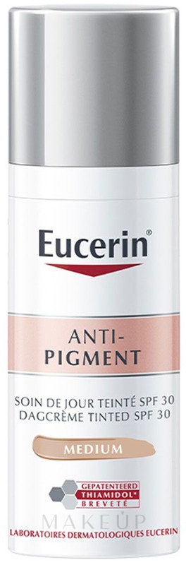 Tönungscreme - Eucerin Anti-Pigment Tinted Day Care SPF30 — Bild Medium
